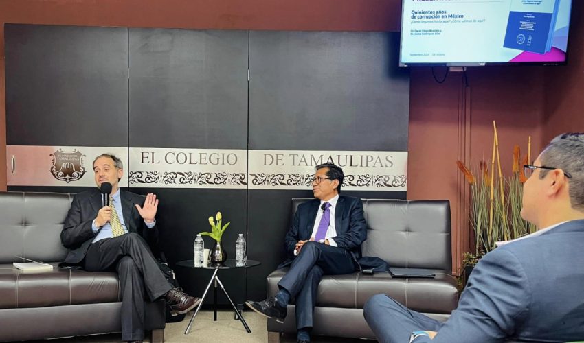 Presentación del libro «Quinientos años de corrupción en México ¿Cómo llegamos hasta aquí? ¿Cómo salimos de aquí?»