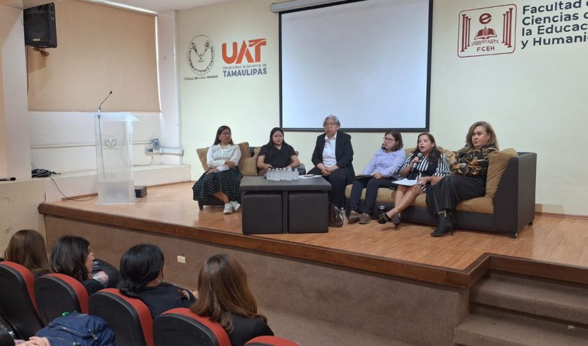 El libro “Género, cuidados y violencias: construyendo futuros inclusivos”, fue el eje central del panel de comentarios por la Facultad de Ciencias de la Educación y Humanidades de la Universidad Autónoma de Tamaulipas