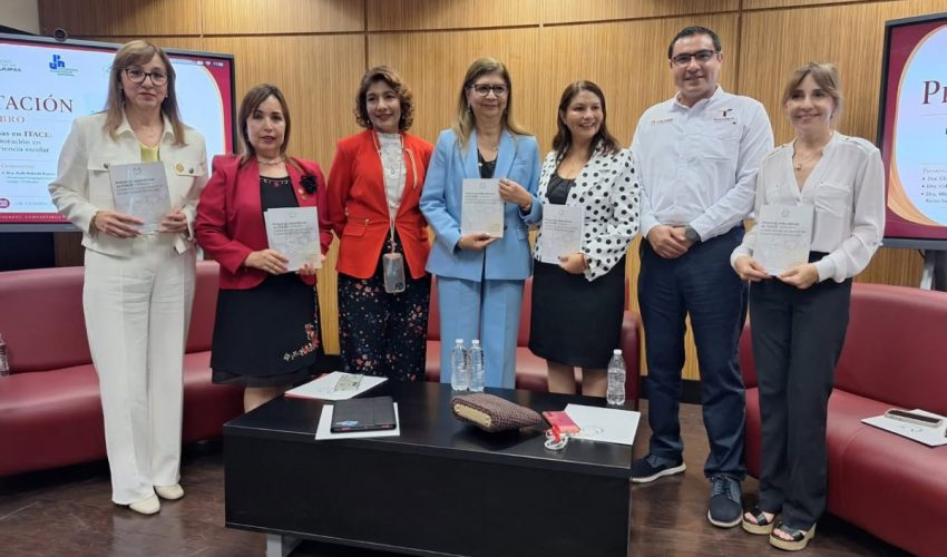 El rector de El Colegio de Tamaulipas participó een la presentación del libro «Prácticas educativas en ITACE: reflexión y colaboración en busca de la permanencia escolar