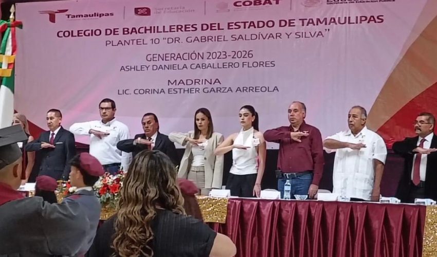 Rector de El Colegio de Tamaulipas, Mtro. Marco Antonio Moreno Castellanos, participó como invitado de honor, en representación del secretario de Educación de Tamaulipas,